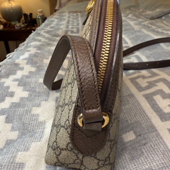 Gucci Ophidia Crossbody Bag Size Small with Green and Red classic Gucci Webbing - Picture 5 of 15